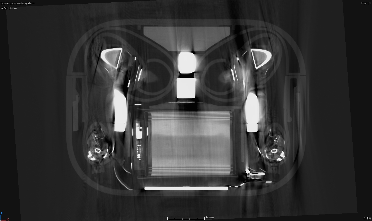 AirPods CT scan view