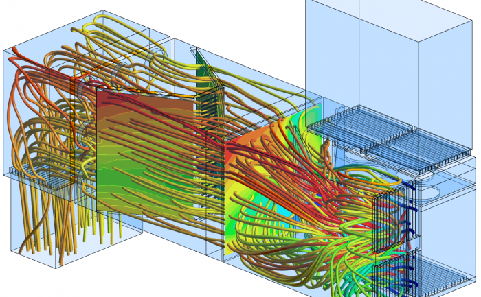 Air Handler Unit CFD Analysis